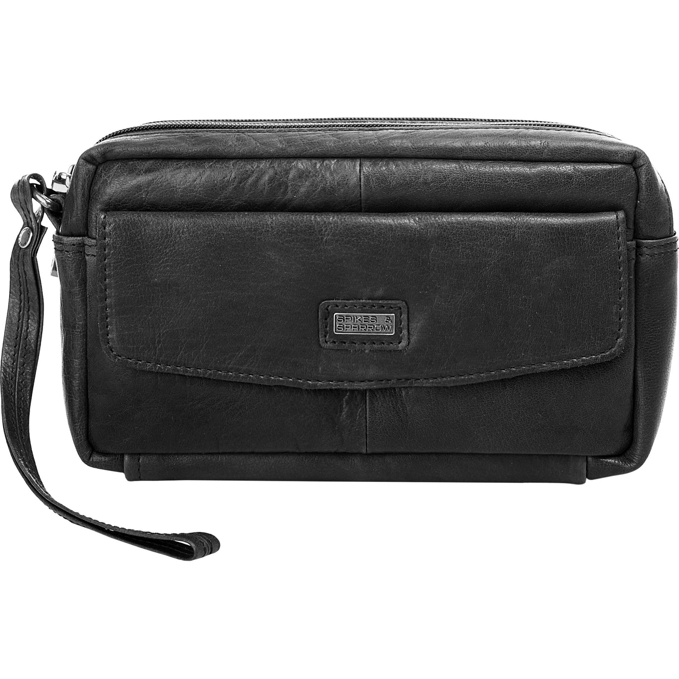 Spikes & Sparrow, Handtasche, Handgelenktasche, Schwarz
