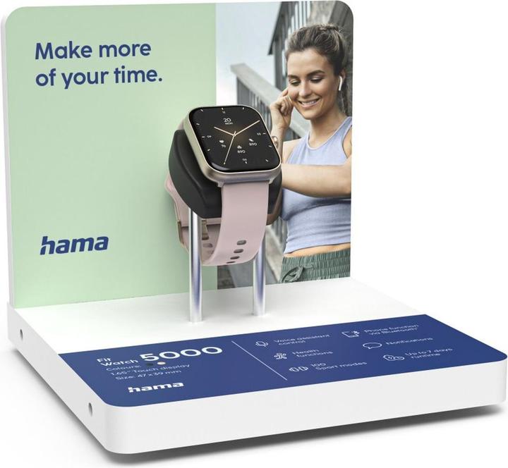 Produktbild Hama Fit Watch 5000 Test Module.rose GOLD.18x18x16cm Engels (73296007)