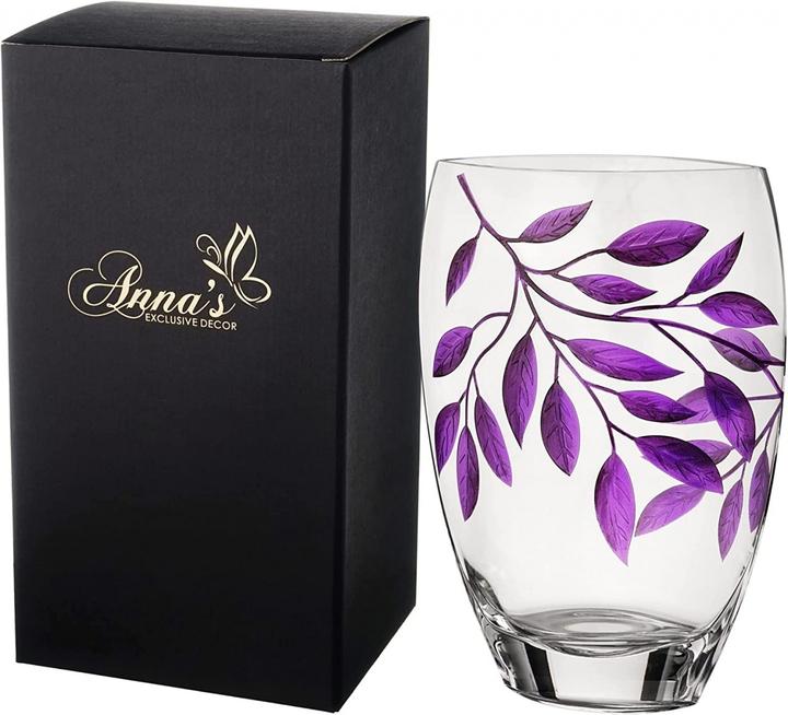 Image du produit Anna's Exclusive Decor Grande VASE en VERRE,, dans une boîte cadeau soufflée à la bouche en Pologne (1 x, 30 cm)