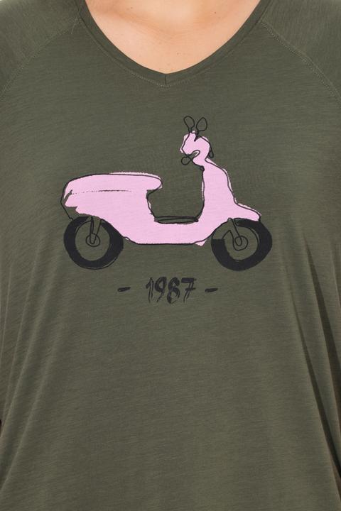 Actual product image Ulla Popken Voped Short Sleeve Graphic Tee (46, 48)