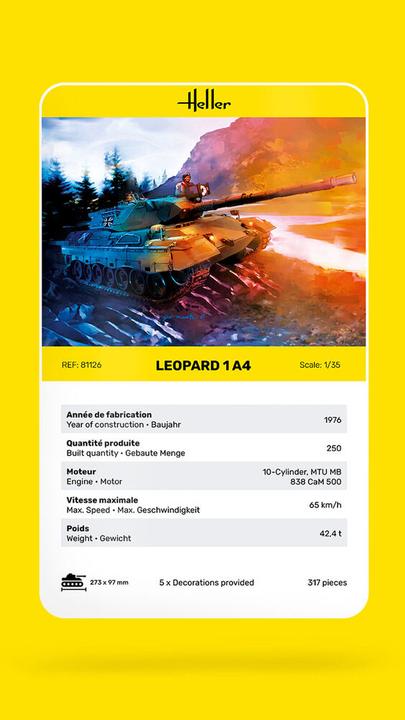 Actual product image Heller Leopard 1A4