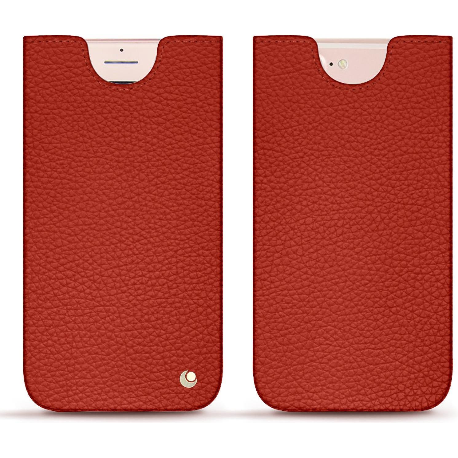 Noreve Lederschutzhülle (Apple iPhone 7 Plus), Smartphone Hülle, Orange