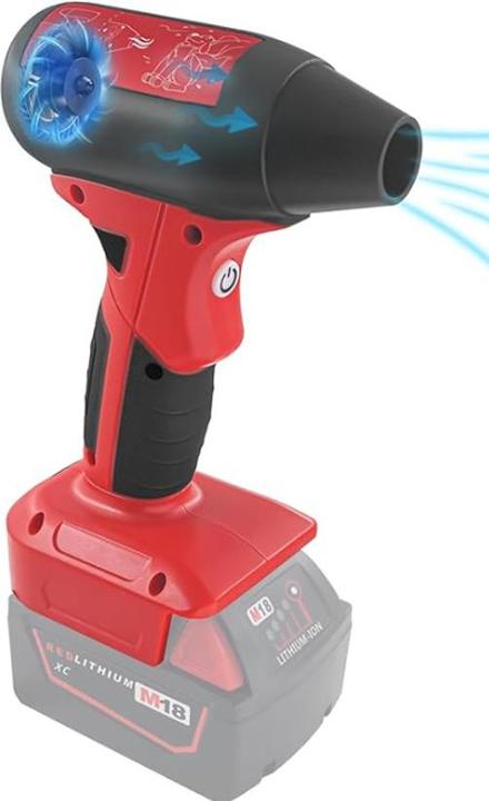 Norka Blaeser / støvblaeser kompatibel med Milwaukee 18V M18 Batteri (Akkubetrieb, Laubbläser)