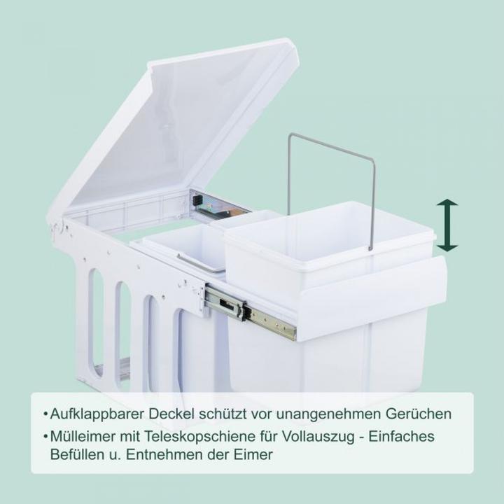 Produktbild Relaxdays Einbaumülleimer (16 l)