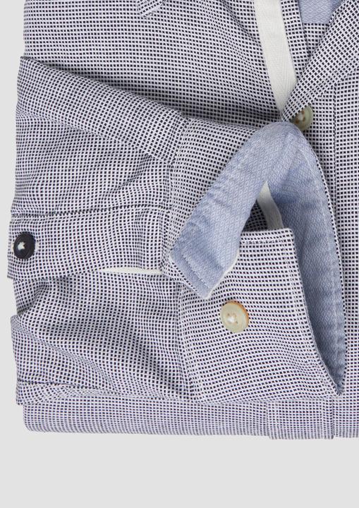 Immagine prodotto s.Oliver Hemd Regular Fit: Gemustertes Langarmhemd mit Brusttasche (M)