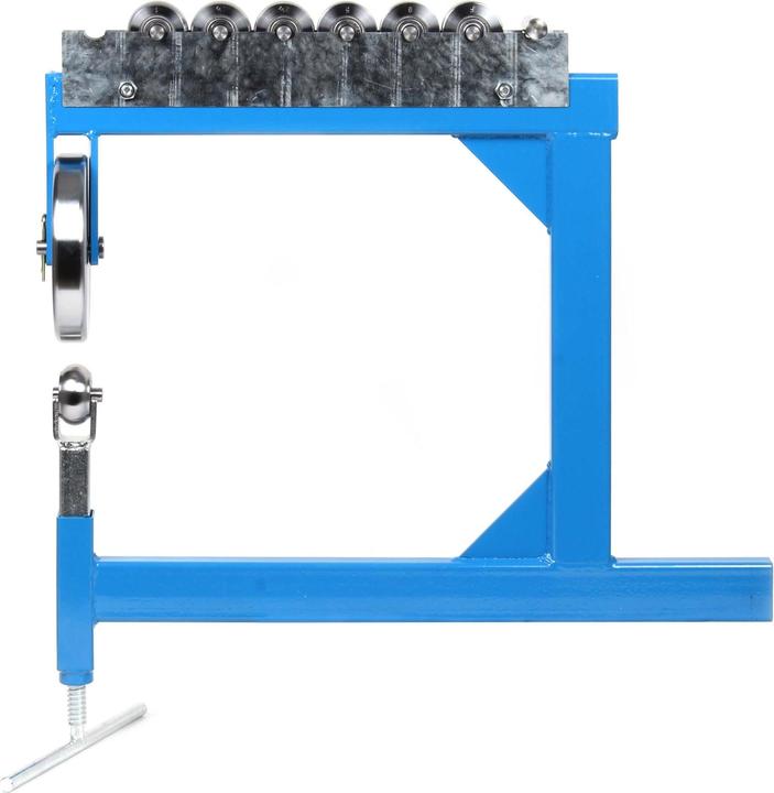 Produktbild Wiltec Rollenstreckmaschine English Wheel 15mm 6 Rollen Blechbearbeitung Metall