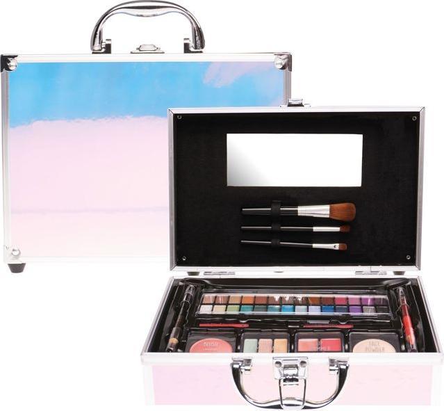 Treffina Kosmetikkoffer silber holografisch