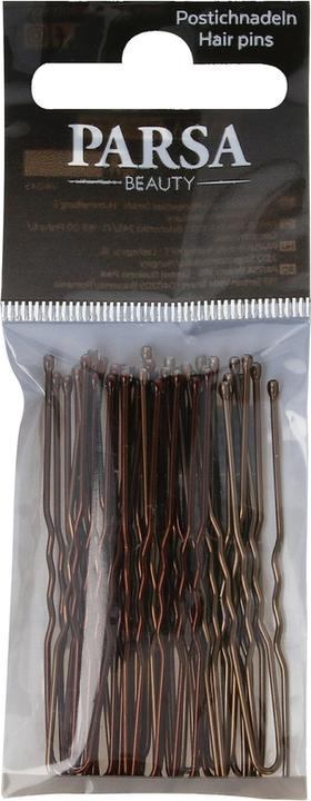 Actual product image Parsa Beauty Parsa postic needles, wavy, brown 6.00 cm, 25 pcs. (25 pcs.)