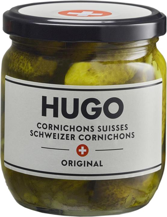 Produktbild Hugo Reitzel Glas Schweizer Cornichons Hugo 200 g (380 g)