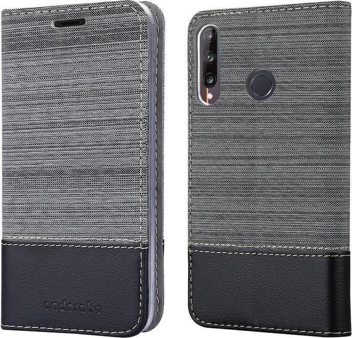 Produktbild Cadorabo Book Jeans Optik Cover (Huawei Nova 7i, Huawei P40 Lite)