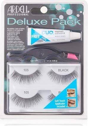 ARDELL Deluxe Pack Zestaw sztucznych rzęs 2 pary Black (Künstliche Wimpern)