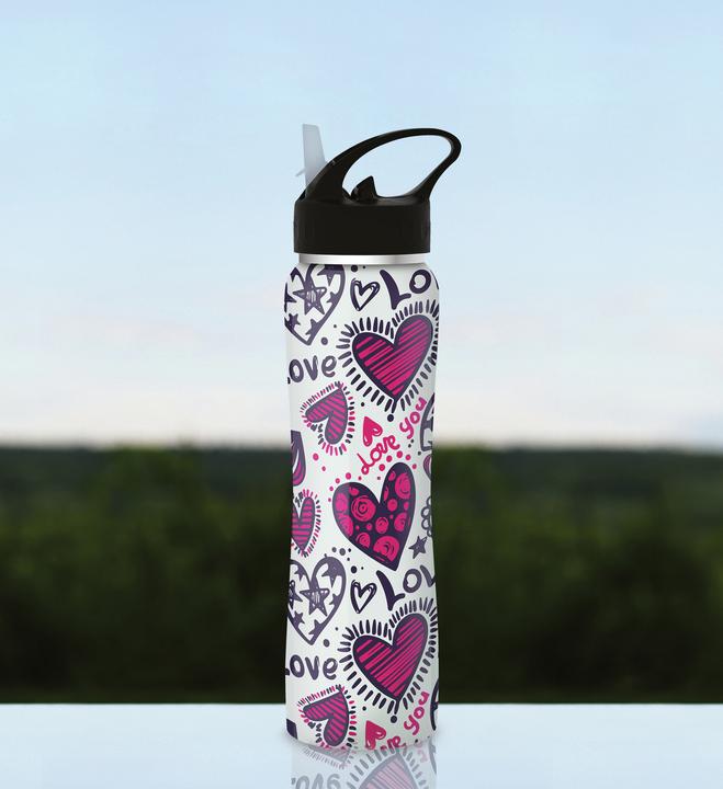 Actual product image The Steel Bottle TSBMW44LOV Daily use 500 ml Steel Multicolour (0.50 l)