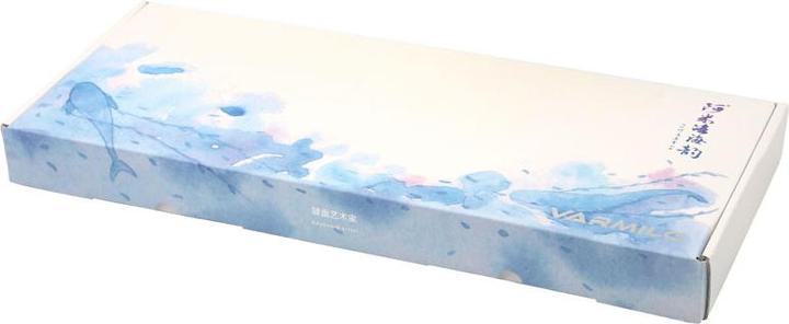 Actual product image Varmilo VEA108 Sea Melody Gaming Keyboard, MX-Silent-Red, white LED - US Layout (US, Cable)