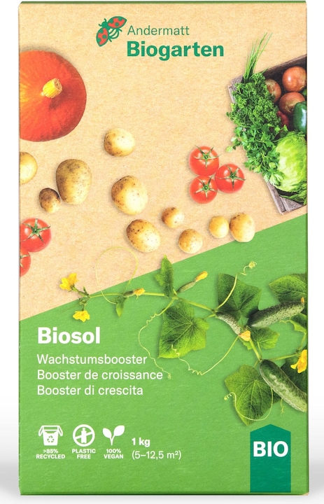 Produktbild Andermatt Biogarten Biosol Wachstumsbooster vegan 1 kg (1 kg)