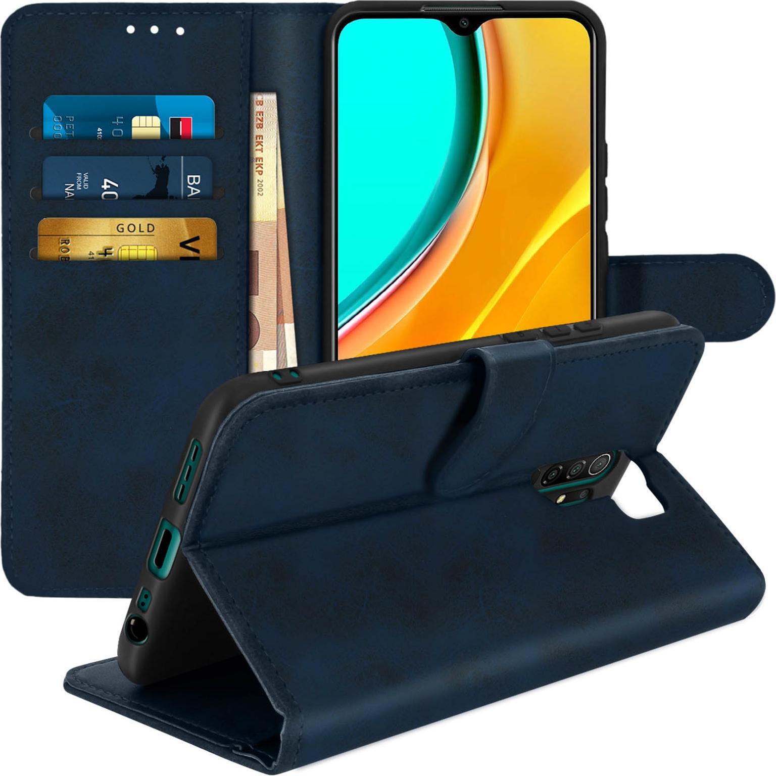 Thumbnail - Avizar Book Series (Xiaomi Redmi 9), Smartphone Hülle, Blau