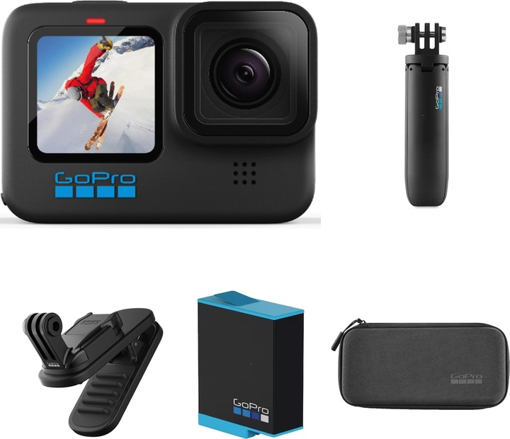 Produktbild GoPro Hero10 Accessory Bundle (60p, WLAN, Bluetooth)