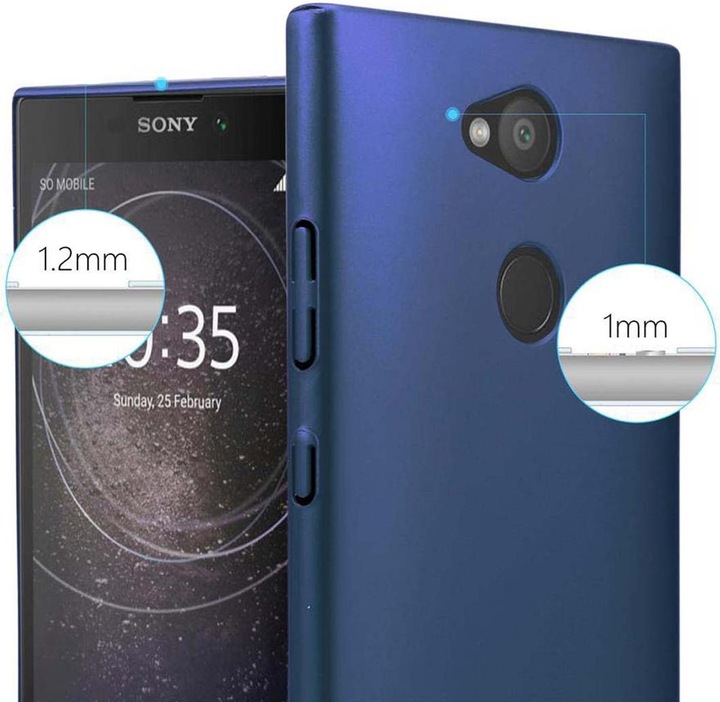 Produktbild Cadorabo Hard Cover Matt Metall Cover (Sony Xperia L2)