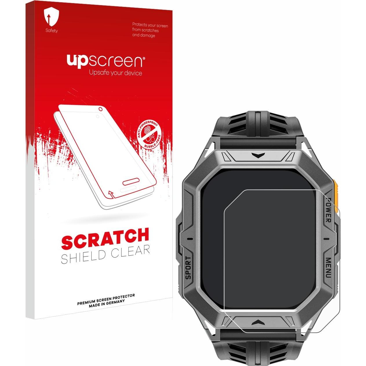 upscreen Schutzfolie Displayschutz Displayschutzfolie Folie Klar Transparent, Smartwatch Schutzfolie, Transparent
