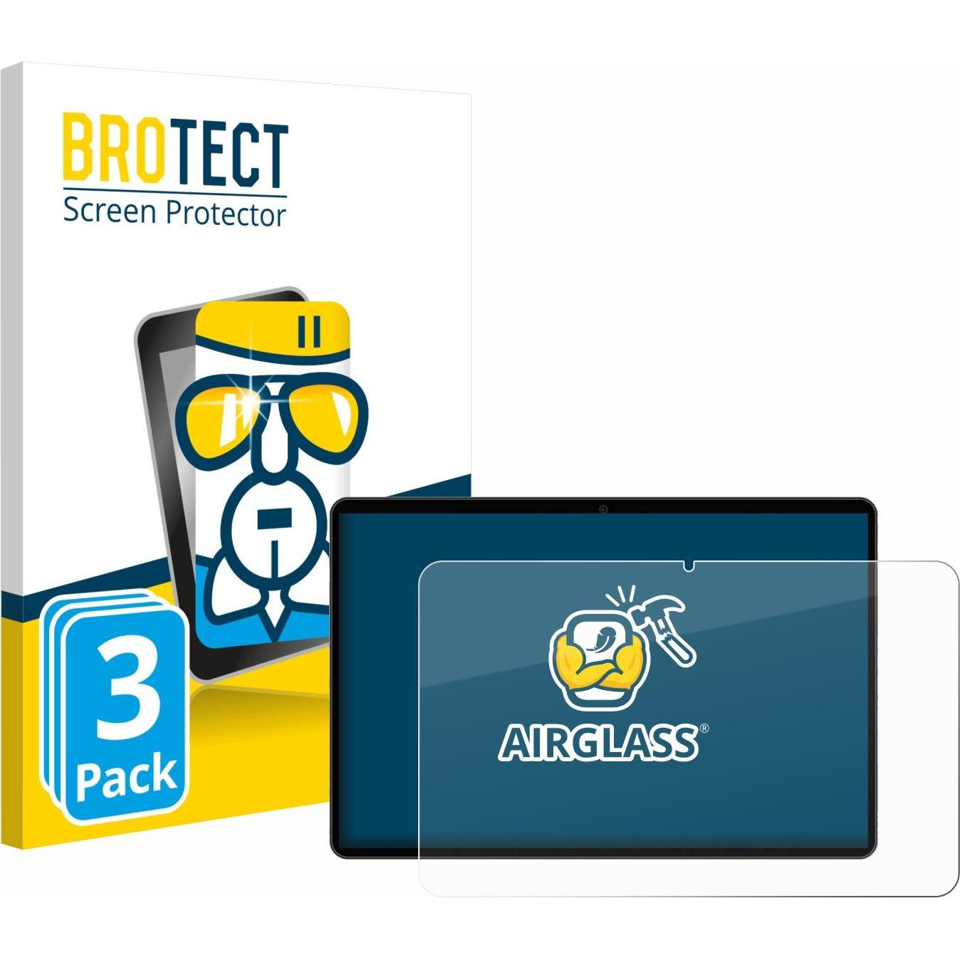 BROTECT AirGlass Verre (3 pièce(s), M8), Film de protection pour tablette
