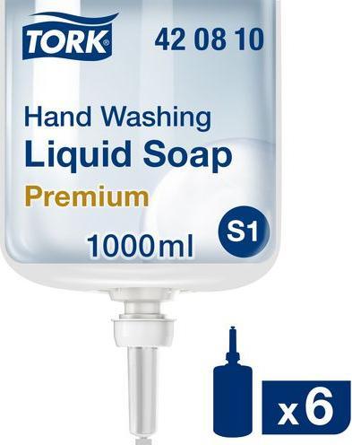 Tork Handwash 420810 Liquid soap 1l 6pcs. (Liquid soap, 1000 ml)