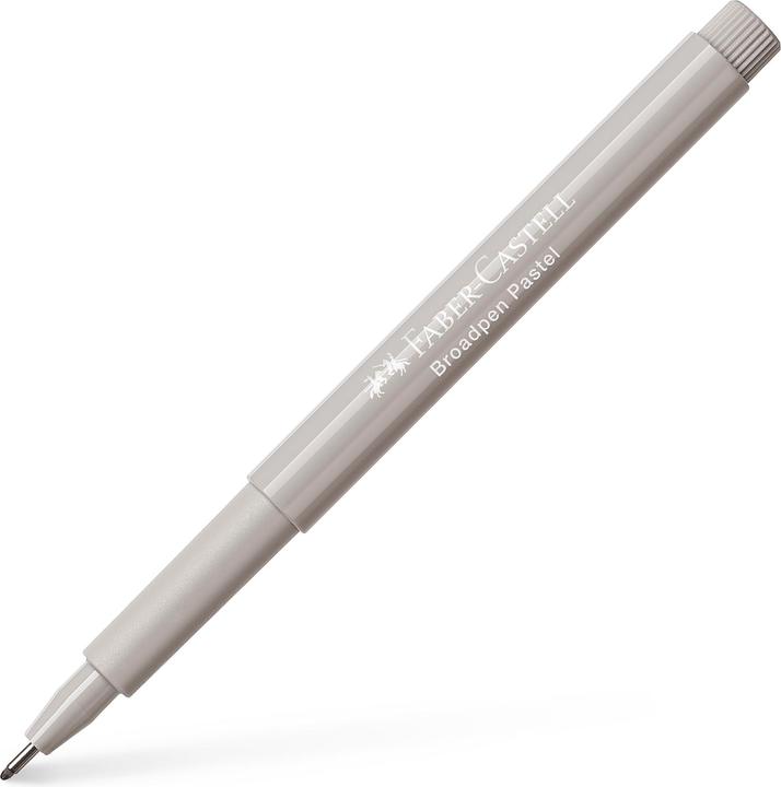 Produktbild Faber-Castell Fineliner Broadpen 1554 0.8 mm, Pastellgrau (Hellgrau, 1 x)
