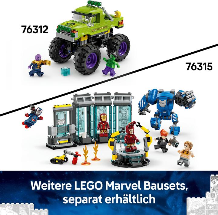 Actual product image LEGO Hulk truck vs. Thanos (76312, LEGO Super Mario)