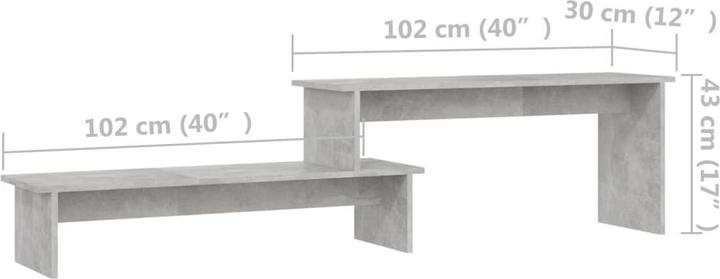 Produktbild vidaXL TV-Schrank (180 x 30 x 43 cm)