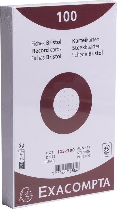 Actual product image Exacompta Index cards (125 x 200 mm, 205 g/m², 100 x)