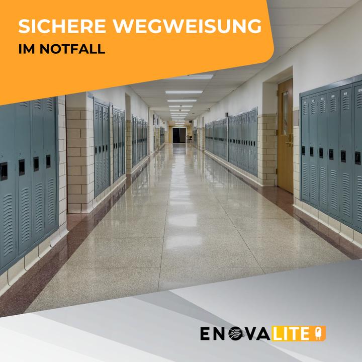 Produktbild Enova ELED 200104 - LED-Fluchtwegleuchte Notausgang TEST-Fkt.