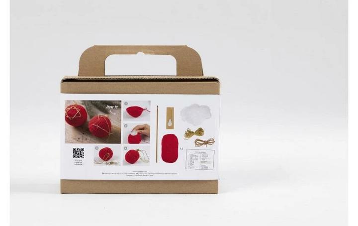 Produktbild Creativ Company Bastelset Weihnachtskugeln Häkeln