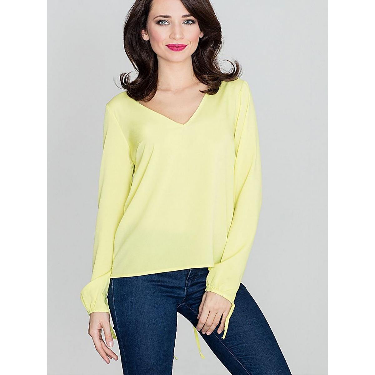 Lenitif, Damen, Bluse, Bluse, Gelb, (XL)