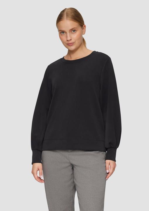 Image du produit S.Oliver Sweatshirt Scuba-Sweatshirt mit weiten Ärmeln (36)