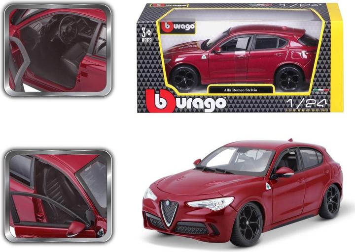 Actual product image Bburago Alfa Romeo Stelvio