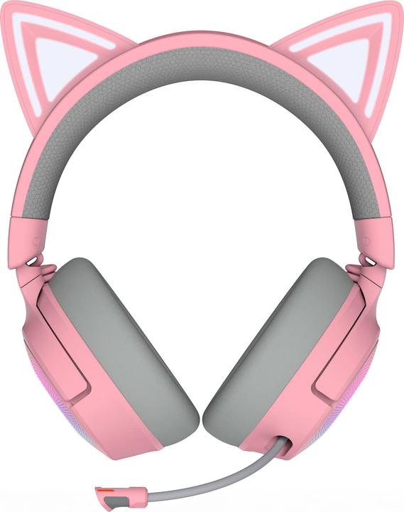 Actual product image Razer Kraken Kitty V3 Pro - Quartz (Wireless)