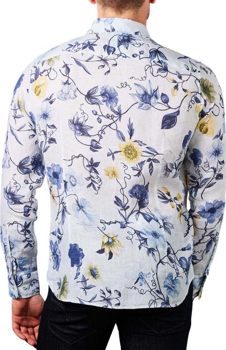 Immagine prodotto Joop! Joop Pejos camicia di lino con stampa di fiori bianca 404 (S)