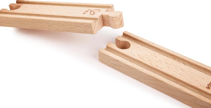 Actual product image Hape Short straight rails (4 pcs.)