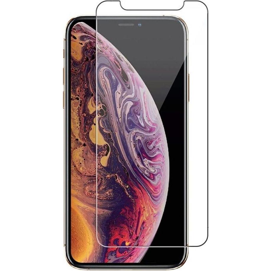 Screenguard Apple iPhone XS Panzerglas Schutzfolie Case Friendly Design (1 Stück, Apple iPhone XS), Smartphone Schutzfol...