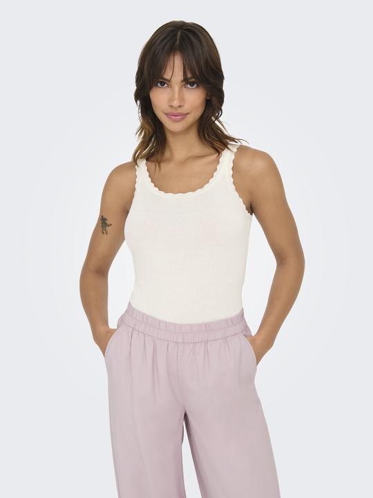 Immagine prodotto Only Vestibilità regolare Scollo a U Borsa a tracolla Top in maglia (XL)