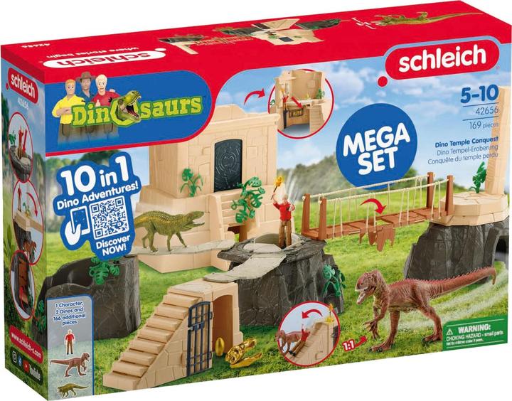 Actual product image Schleich Dino Tempel-Eroberung Mega-Set