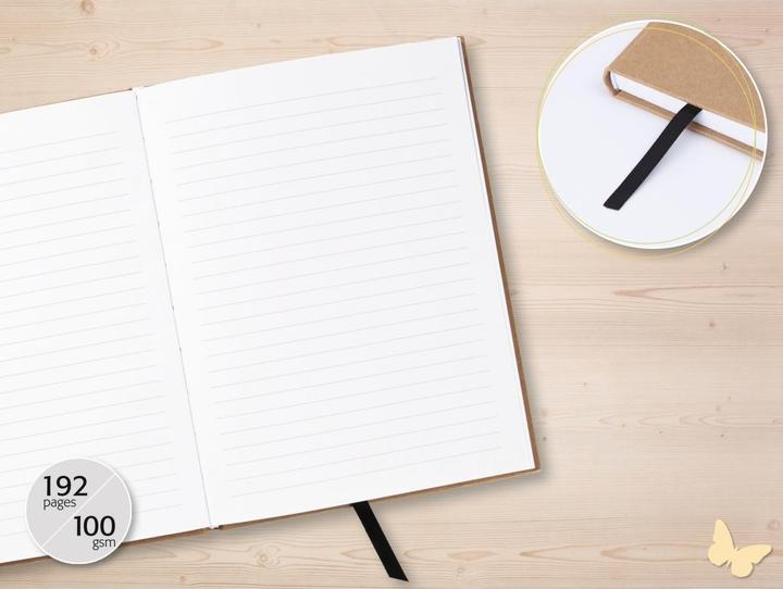 Actual product image Jolie Notebook (A5, Lined, Hardcover)