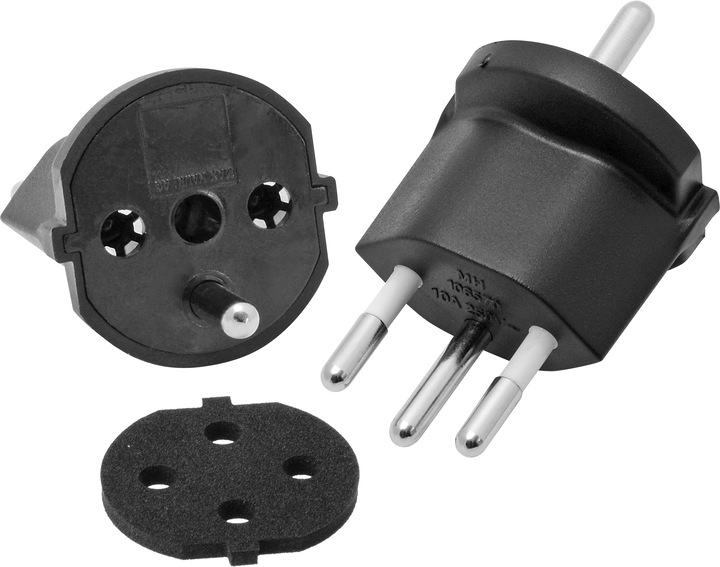 Max Hauri Power plug adapter (Type 12, CEE 7/7)