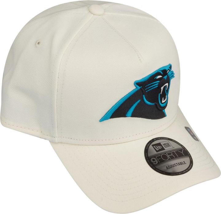 Produktbild New Era 9Forty A-Frame Cap - Carolina Panthers chrome white (One Size)