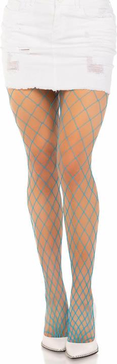 Produktbild Leg Avenue Diamond-Netzstrumpfhose Blau (One Size)