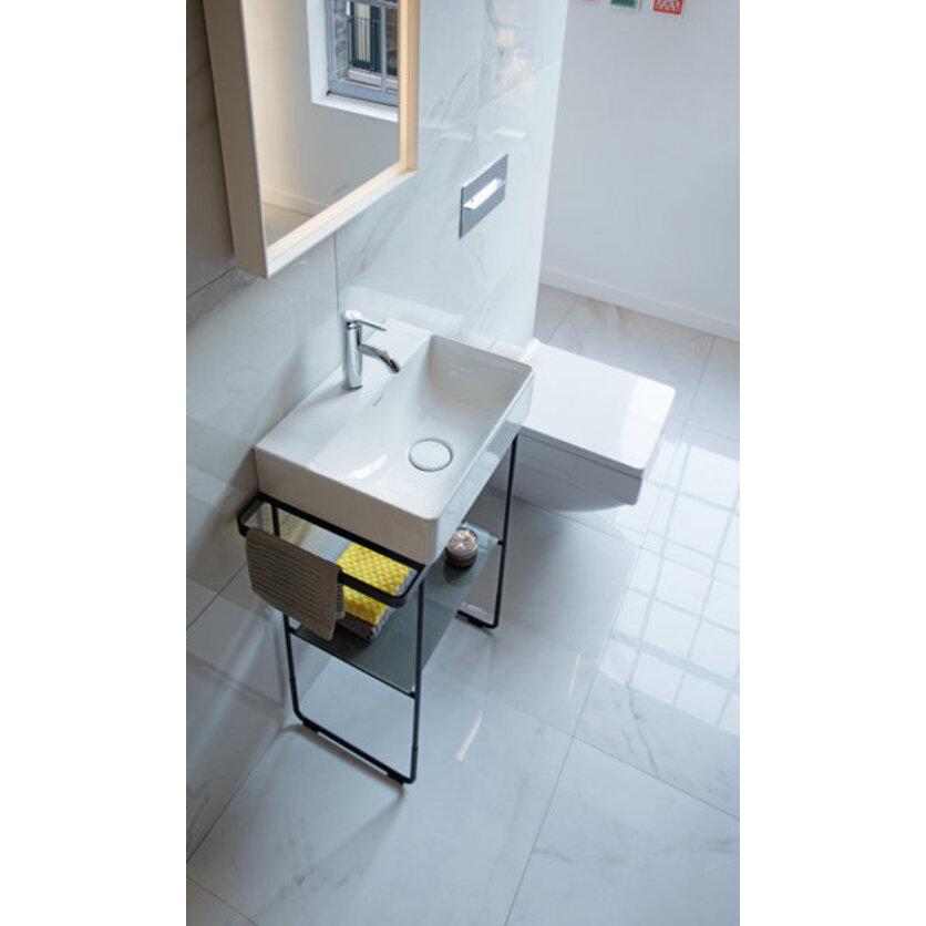 Thumbnail - Duravit, Waschbecken, Handwaschbecken DURASQUARE o ÜL m HLB 450x350mm 1 Hahnloch weiss (350 mm, 450 mm)