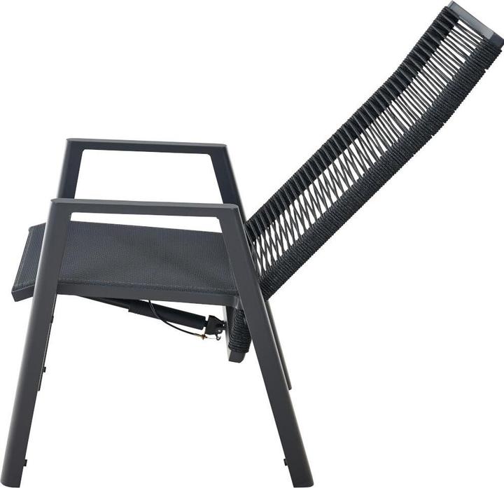 Produktbild Siena Garden BOLOGNA Move Sessel, Rope, anthrazit Alu, matt-anthrazit, Rope