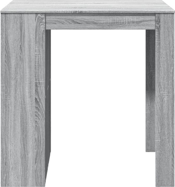 Actual product image vidaXL Bar table High table Counter table Kitchen table Grey Sonoma wood-based material