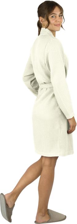 Actual product image Normani Ladies' dressing gown in bamboo waffle pique Manisa - 9629 (XL, XXL)
