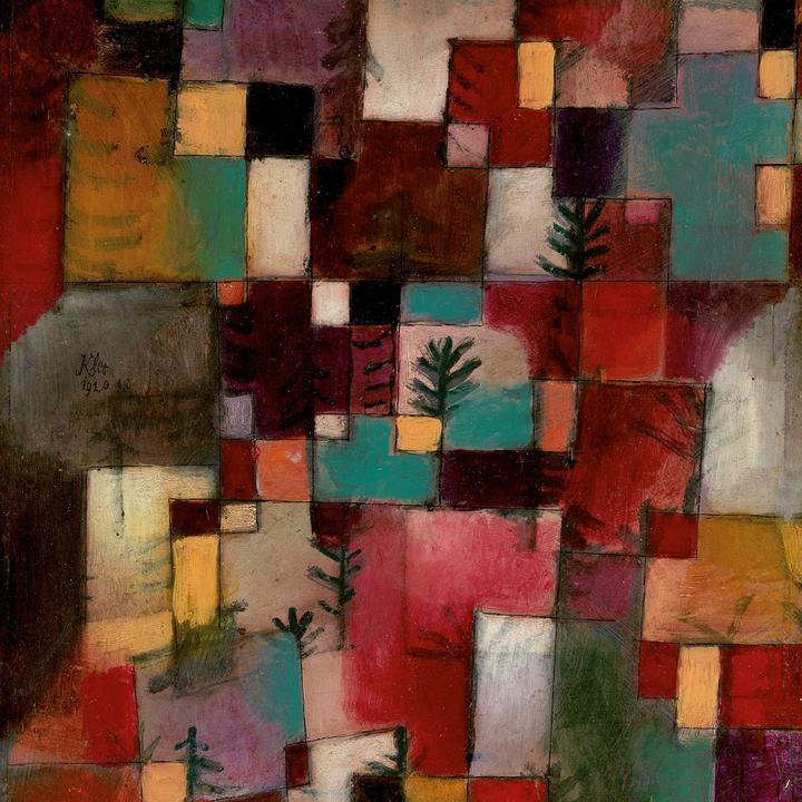 Produktbild Paul Klee - Rectangular Colours 2026 (30 x 30 cm)