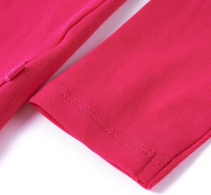 Produktbild vidaXL Kinder-Langarmshirt Knallrosa 116,Material: 95 % Baumwolle