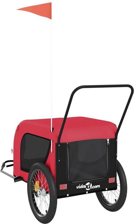 Actual product image vidaXL Fahrradanhänger Hund